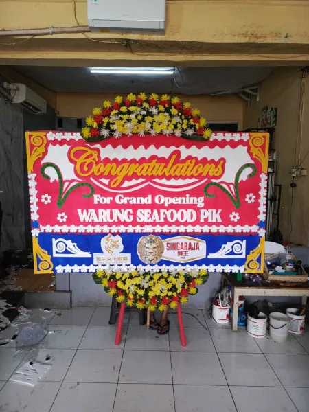 Papan Bunga Ucapan Selamat Toba Samosir